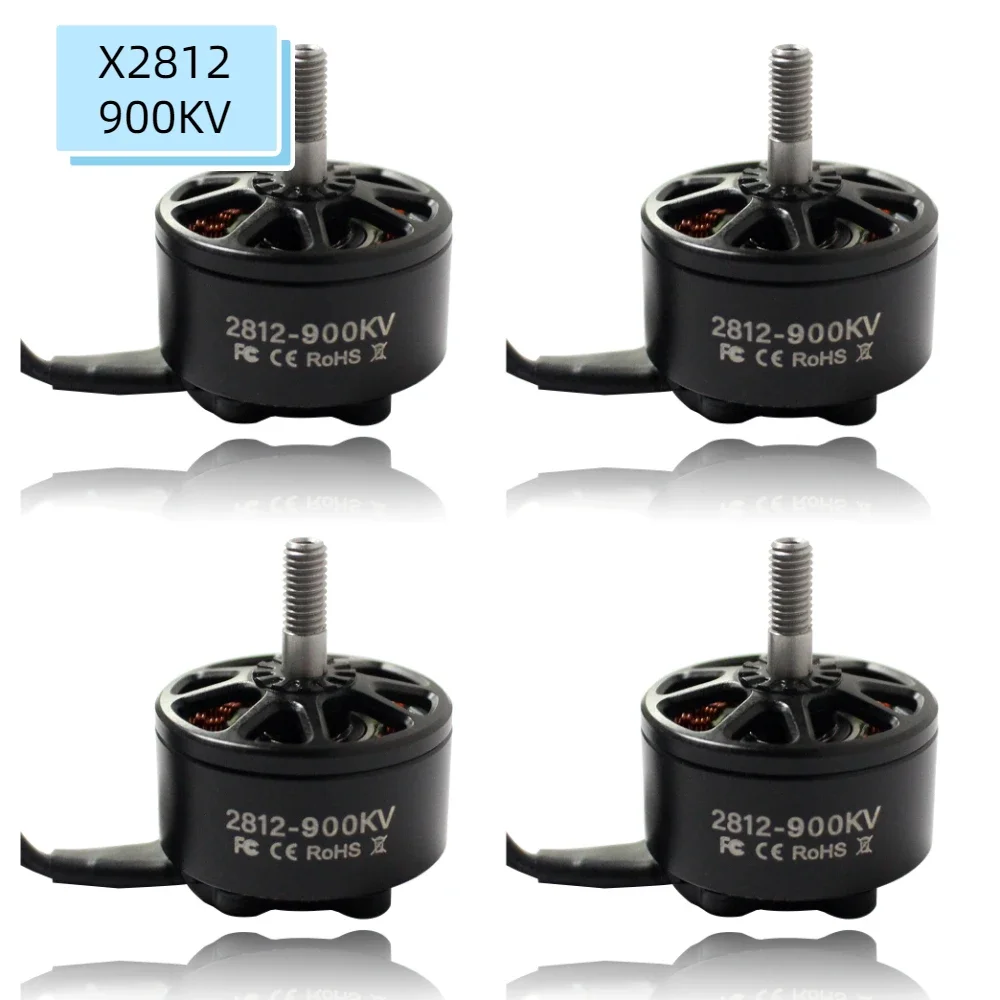 

4PCS/8PCS/ 2812 900KV Brushless Motor 2-6S 4mm Bearing Shaft for RC Multirotor Airplane FPV Long Range Drone DIY Parts