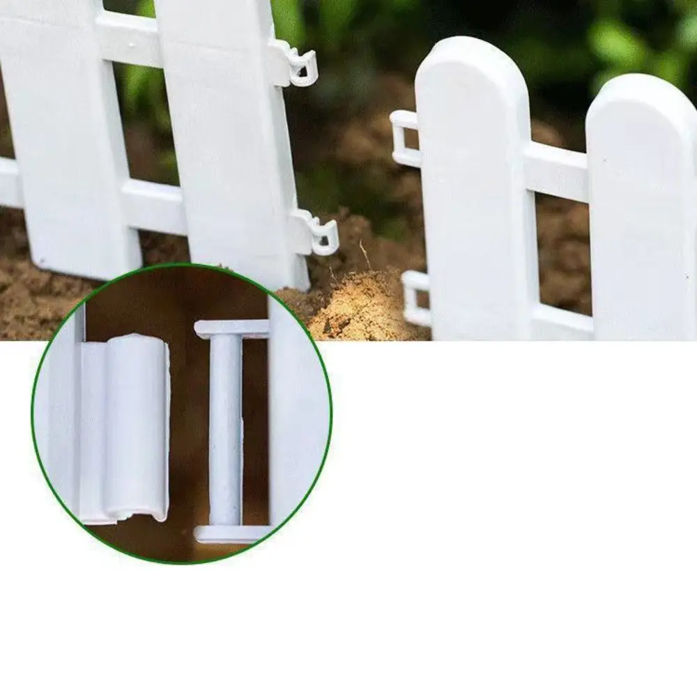 2pcs Garden Greening Plastic Courtyard Fence Practical Universal Garden Fence Creative Durable Guardrail Villas
