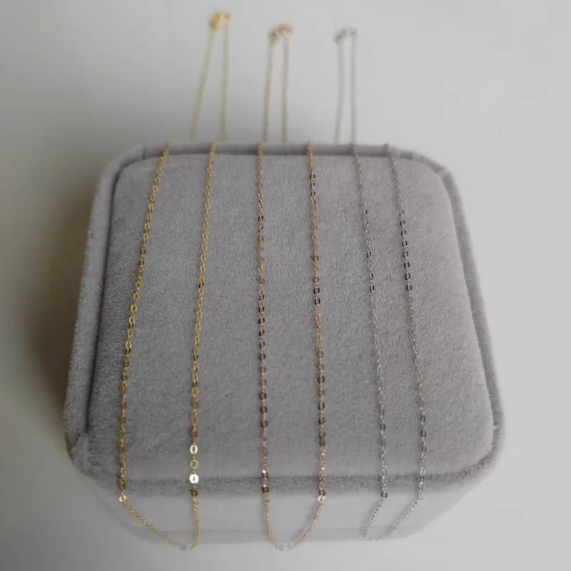 real-18k-gold-o-shaped-chain-au750-gold-collarbone-chain-women's-style-simple-and-versatile-accessories-boutique-jewelry-gift