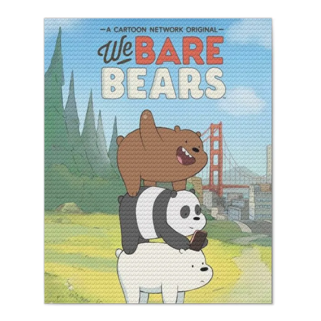 

We Bare Bears Алмазная картина 5D Алмазная мозаика подходит для детей DIY Подарок Домашний декор