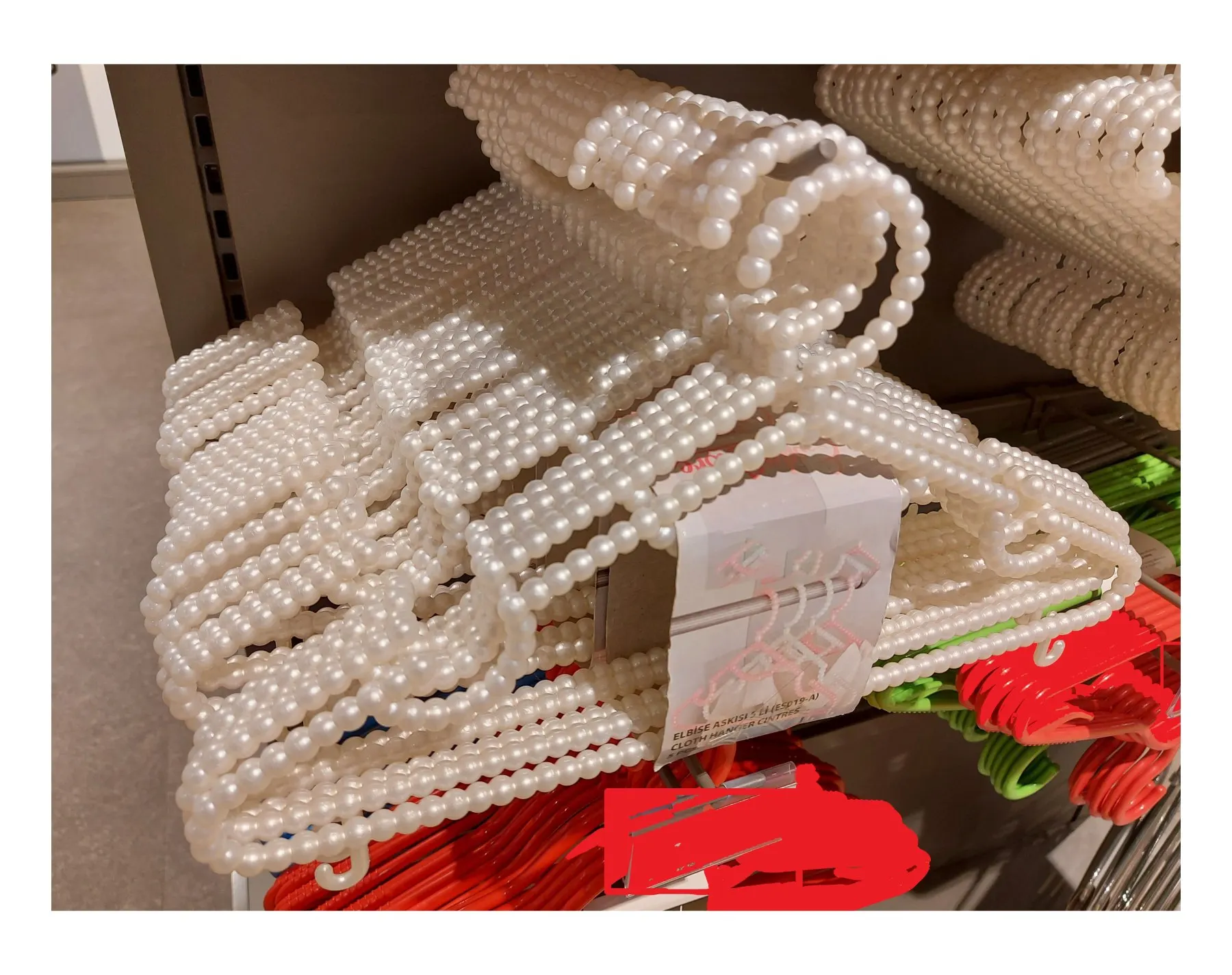 5 pçs roupas pérola padrão plástico frisado primavera cabides roupas jaqueta gabinete wieszak perchas organizador rack de armazenamento