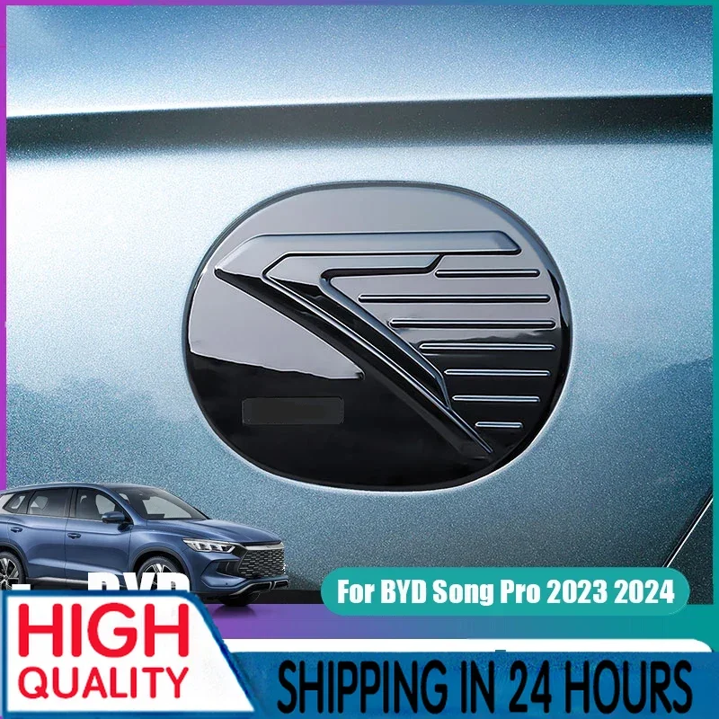 Charging Cover Fuel Tank Cap Decorative Protective Sticker For BYD Song Pro 2021-2025 Exterior Anti-Scratch Trim Sticker