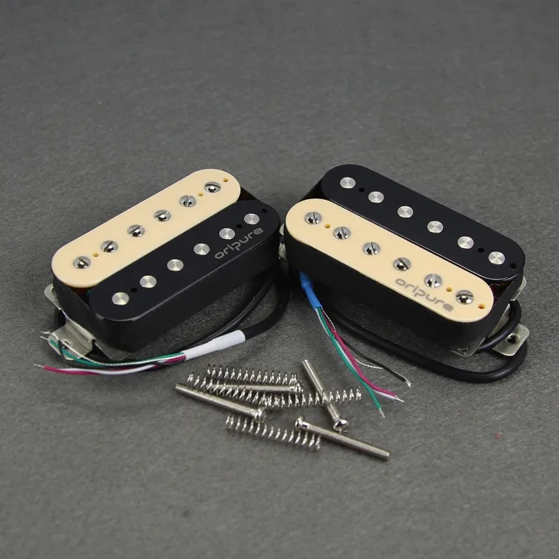 OriPure PHZ5 Alnico5 Retro Large Double Pickup Set of 4-core Wire Can Be Cut Single Electric Guitar Accessories