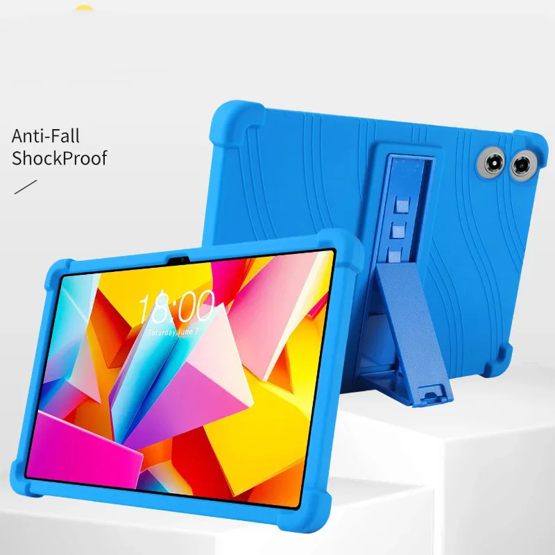 

Противоударный мягкий силиконовый чехол для планшета Teclast T50 Plus 10,95 дюйма 2025 Регулируемая подставка Защитный чехол