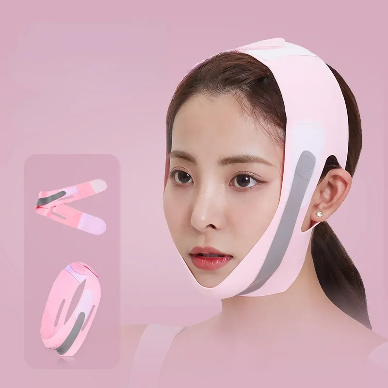 Elastic Face Slimming Bandage V Line Face Shaper Women Chin Cheek Lift Up Belt Facial Anti Wrinkle Strap Face Care Tools