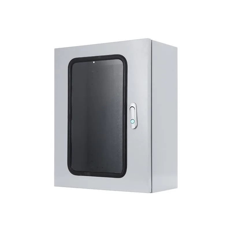 Surface mounted single door visible window distribution box, plexiglass perspective waterproof JXF thickened plate base box