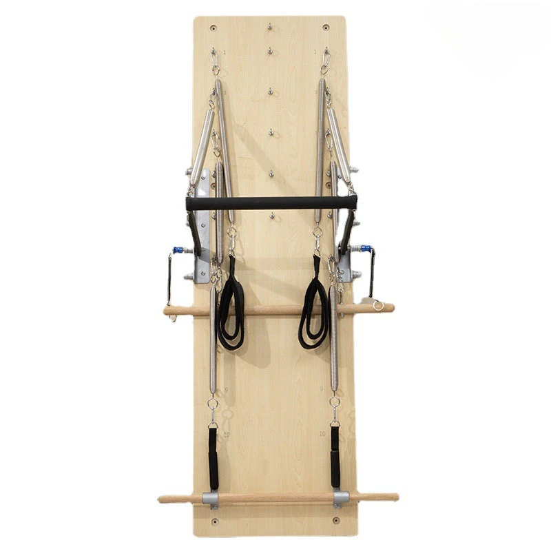 Wall Mounted Pilates Equipment, Yoga Wall Mounted, Wrapping and Kneading, Core Bed, Wooden Tension Spring