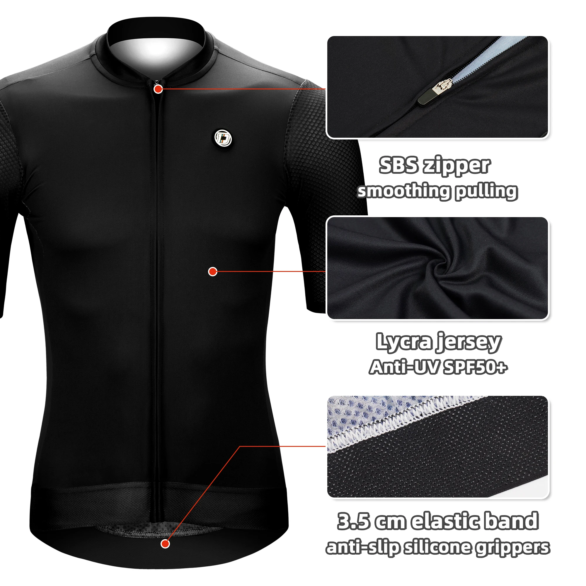 DAREVIE Cycling Jersey corte entallado SPF 50+ Man cycling maillot Transpirable mtb ropa ciclismo hombre ropa ciclismo hombre jersey ciclismo hombre