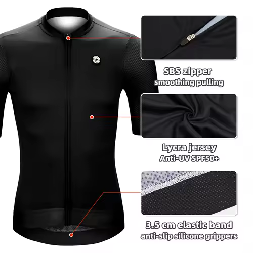 DAREVIE Cycling Jersey SPF 50 Anti-UV Training Level Slim Fit Small Size Men Women Man Cycling Maillot Bike Jersey Cycling Shirt - Image 6