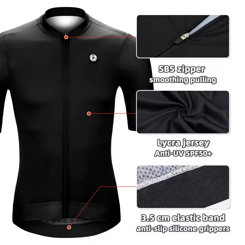 DAREVIE Cycling Jersey SPF 50 Anti-UV Training Level Slim Fit Small Size Men Women Man Cycling Maillot Bike Jersey Cycling Shirt - Image 6