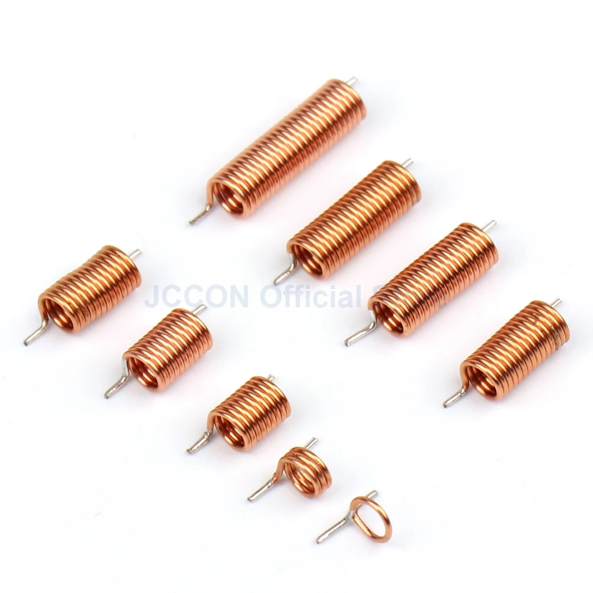 20Pcs Hollow Coil Inductance Copper Wire FM Inductor RF High Frequency Air Core Coil 1/2/3/4/5/6/7/8/10/11/25T Filter inductor