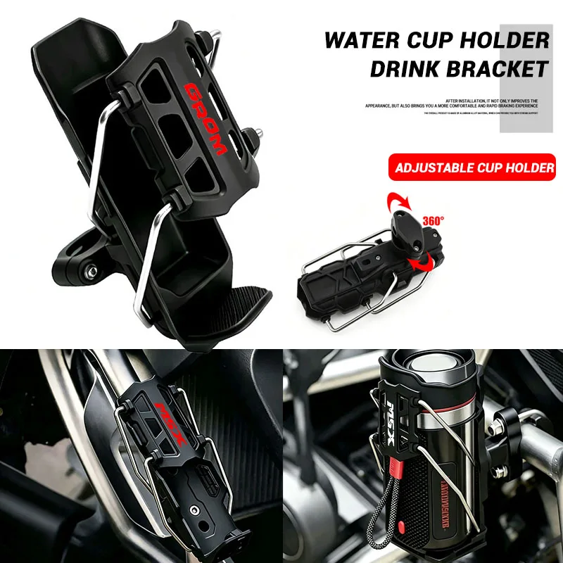 Motorcycle Handlebar Bumper Adaptive Water Bottle Bracket For HONDA GROM MSX125 MSX 125 Accessories ﻿