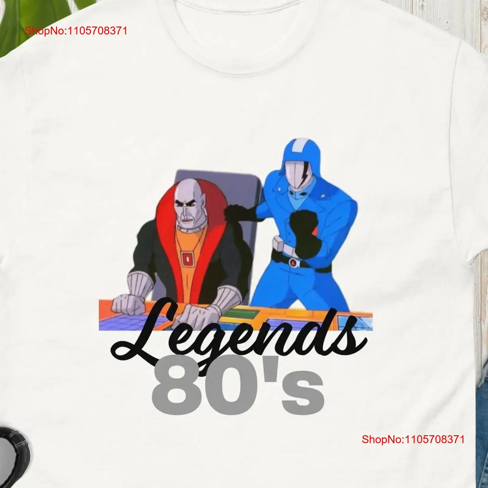 Legendary 80's Cartoons T Shirt Retro G I Joe Classic Toon tees vintage Washed Versatile graphic Soft homme Slightly Casual