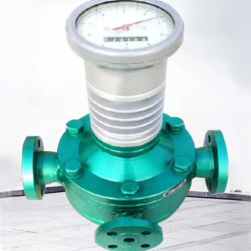 Elliptical gear flowmeter diesel oil flowmeter high viscosity high temperature asphalt petroleum heavy oil flowmeter