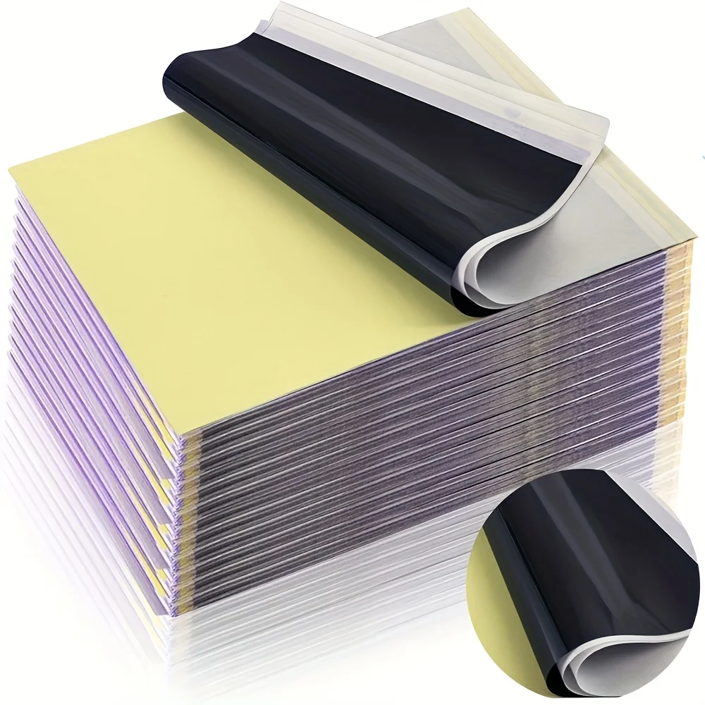YILONG 100PCS Professional Tattoo Transfer Papers A4 Tattoo Stencil Paper Carbon Thermal Copy Paper Tattoo Accessories