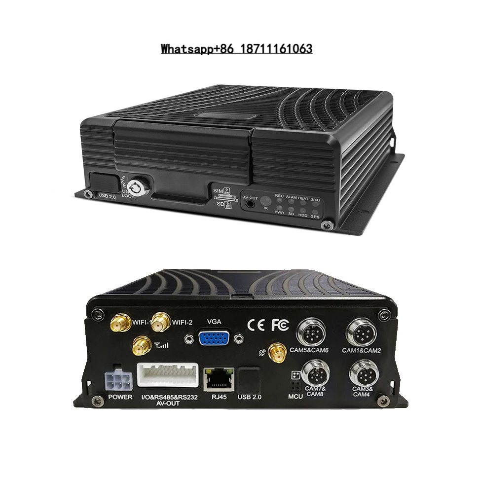 

Vehicle Monitoring 8-Channel Full HD 1080P MDVR Support 4G Mobile MDVR Car Suitable for Trucks
