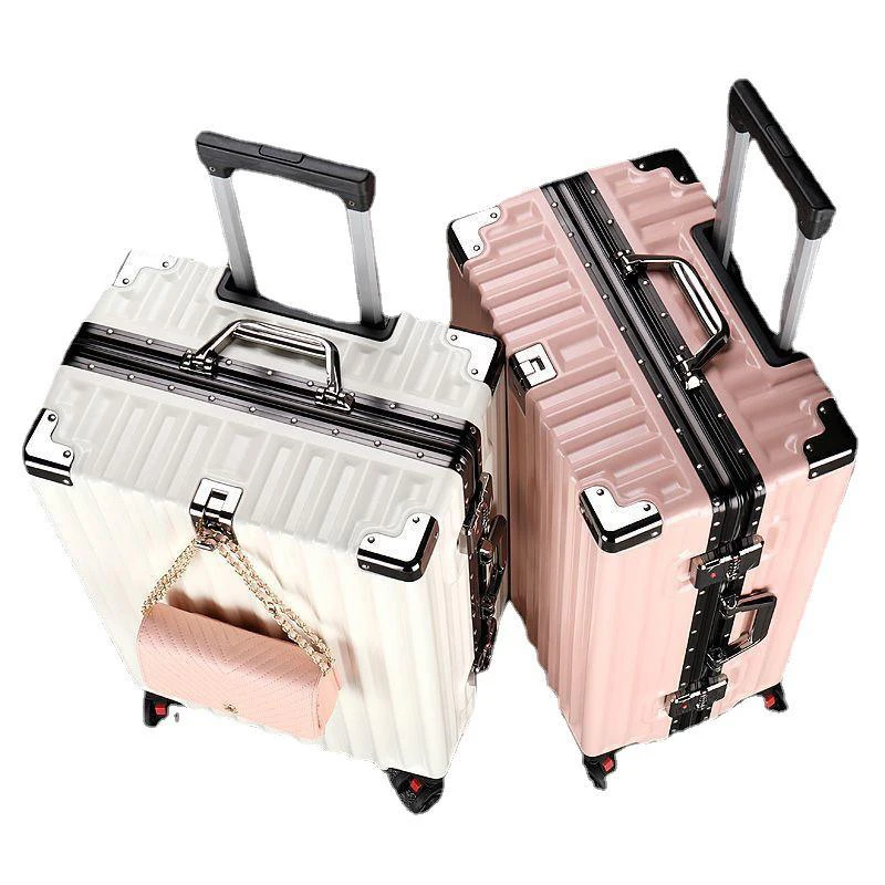 Boarding Luggage New Female Student Large Capacity Super Case Password 28 Travel Box Male Universal Wheel Aluminum Frame Trunk