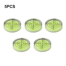 1pc 32mm Bubble Level 20°-30° Accuracy Bubble Degree Mark Mini Bullseye Level For Precision Level Round Circular Measuring Meter