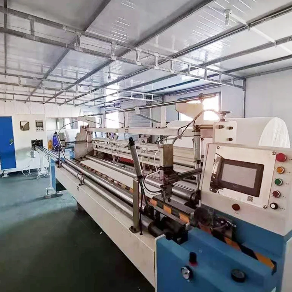 高品質の工場供給トイレットペーパーロール加工装置製造機