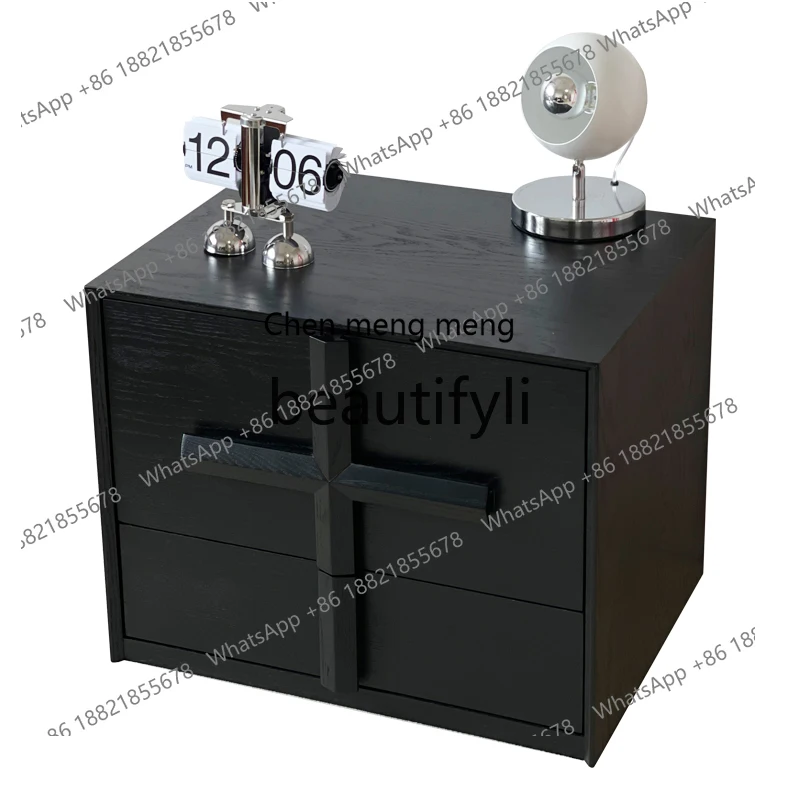 X New Minimalist Modular Cabinet Multifunctional TV Stand Cherry Wood Black Oak Full Set