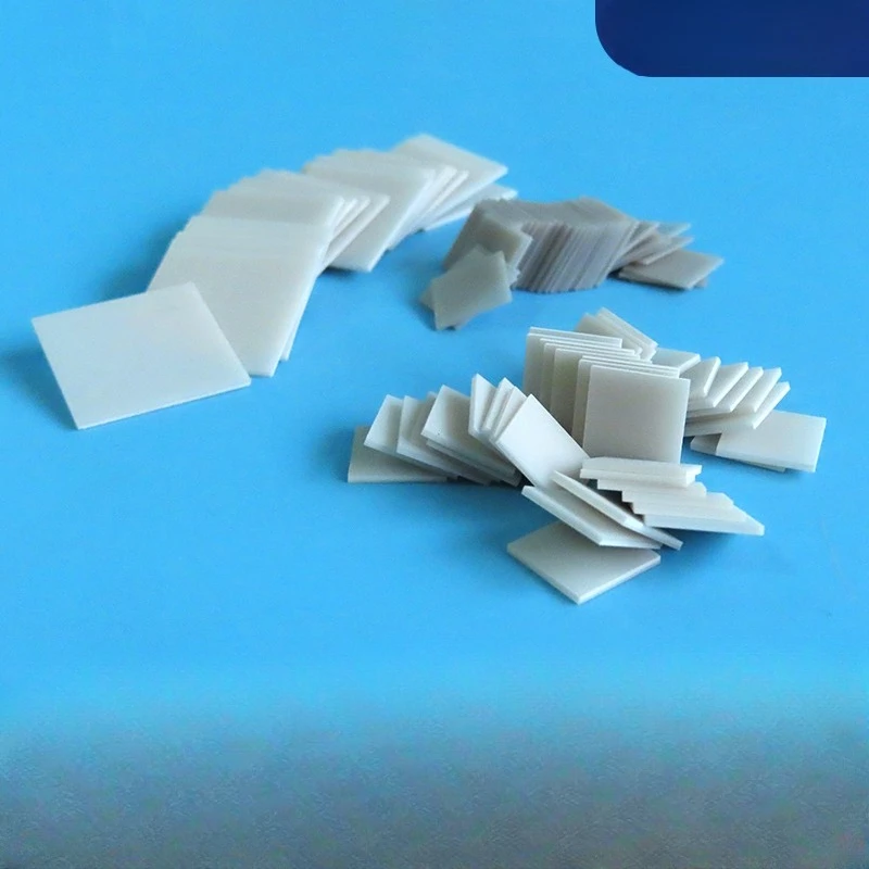 99 Alumina Ceramic Sheets 50x50mm 4-15mm Thickness Customized Insulating Corundum Substrate Board