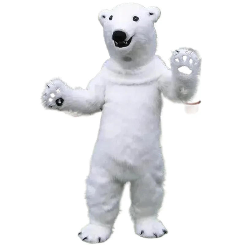 [TML] Cosplay polar bear Mascot Costume sea bear Cartoon character costumes Advertising Costume Party Costume animal carnival