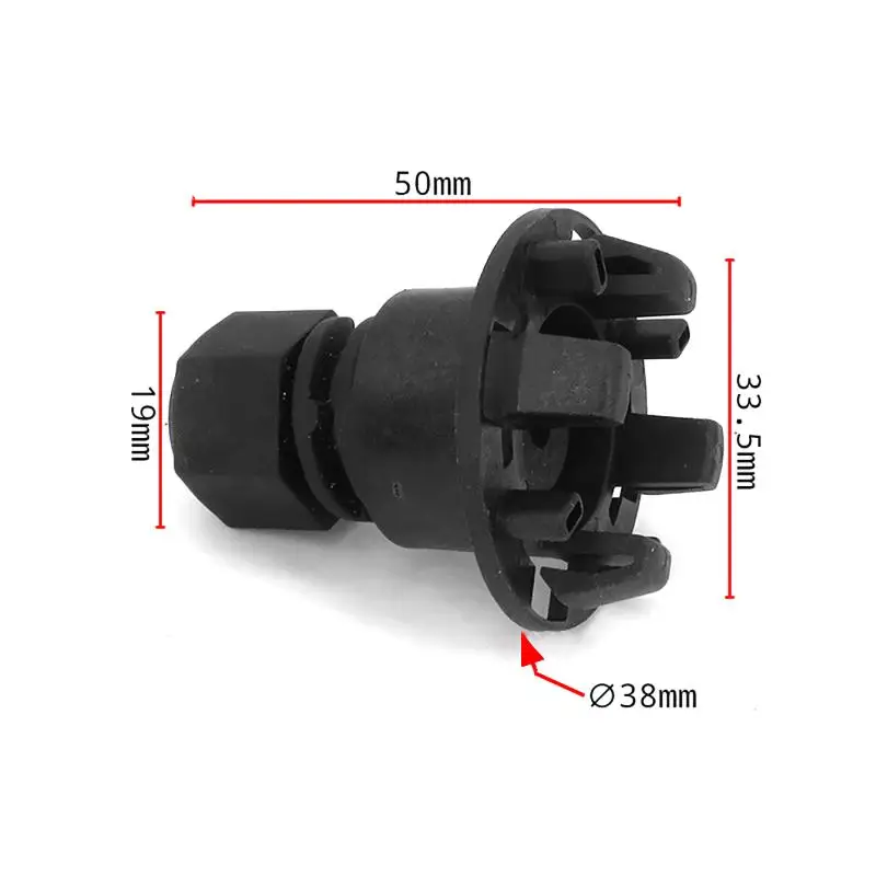 【CR】Universal Car Engine Cover Rubber Buffer Block Anti-vibration Plastic Pier Fit for Sedan Hatchback SUV Auto Accessories