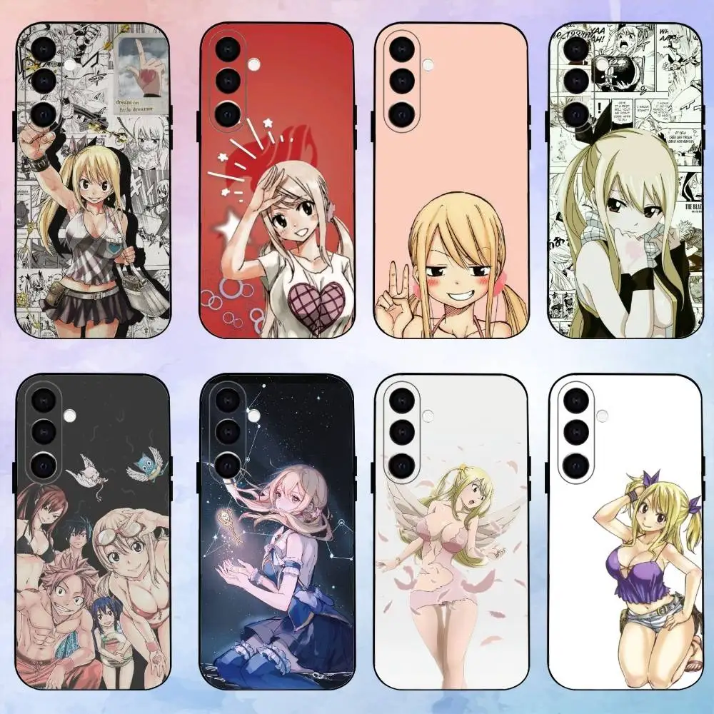 

Fairy Tail Lucy Heartfilia Phone Case For Samsung Galaxy A73,31,32,72,41,53,52,71,22,Soft Black Cover2G