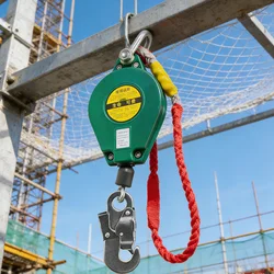 Fall Arrestor Fall Arrest Device - 3m/10m Heavy Duty Anti-Fall Safety Lanyard for Construction, Roofing & High-Altitude Work