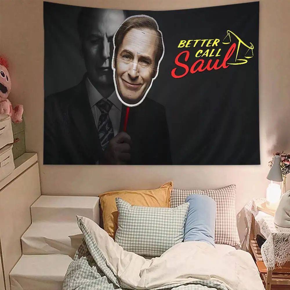 Classic Crime B-Better C-Call S-Saul Anime Tapestry Hanging Tarot Hippie Wall Rugs Dorm Home Decor