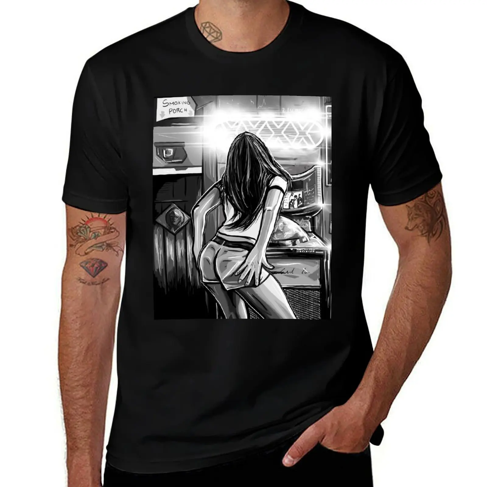 

Deathproof lap dance intro, digital rework T-Shirt man t shirt cotton high quality cotton t shirts high quality T-Shirt