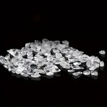 天然白色水晶碎石透明石英碎片消磁石家居花園節慶裝飾 10 最佳銷售 水晶碎片 - №5