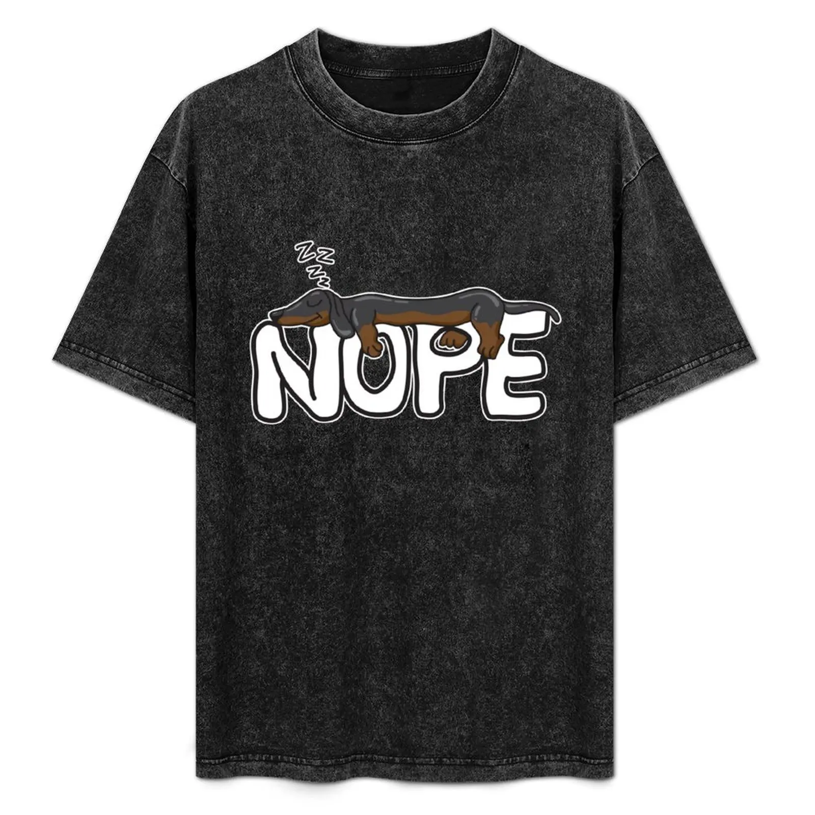

Terrier - Nope Lazy Dachshund Dog Lover Gift T-Shirt cotton t shirt man t shirt man plain T-Shirt