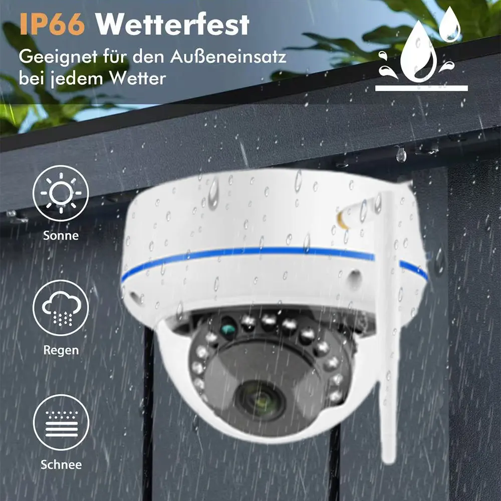 5MP Explosion-Proof Dome IP Camera 16CH 5.0MP Wifi NVR Kit CCTV System Wireless Audio Camera Video Surveillance System Set