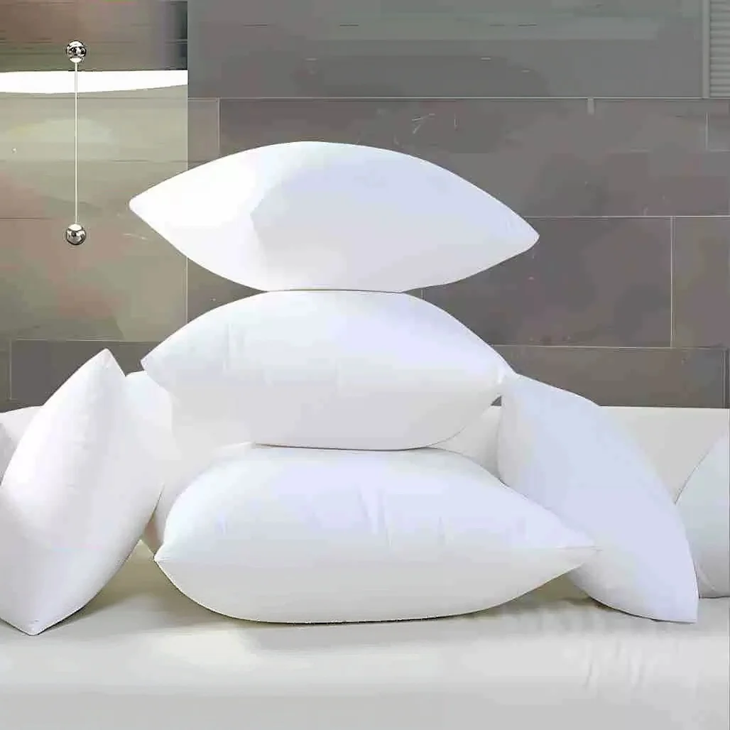 PP Cotton Filled Throw Pillow Insert, Thick Soft Square Cushion Inner, Pillow Core for Sofa Bed Car, **Pillow Cover NOT Included