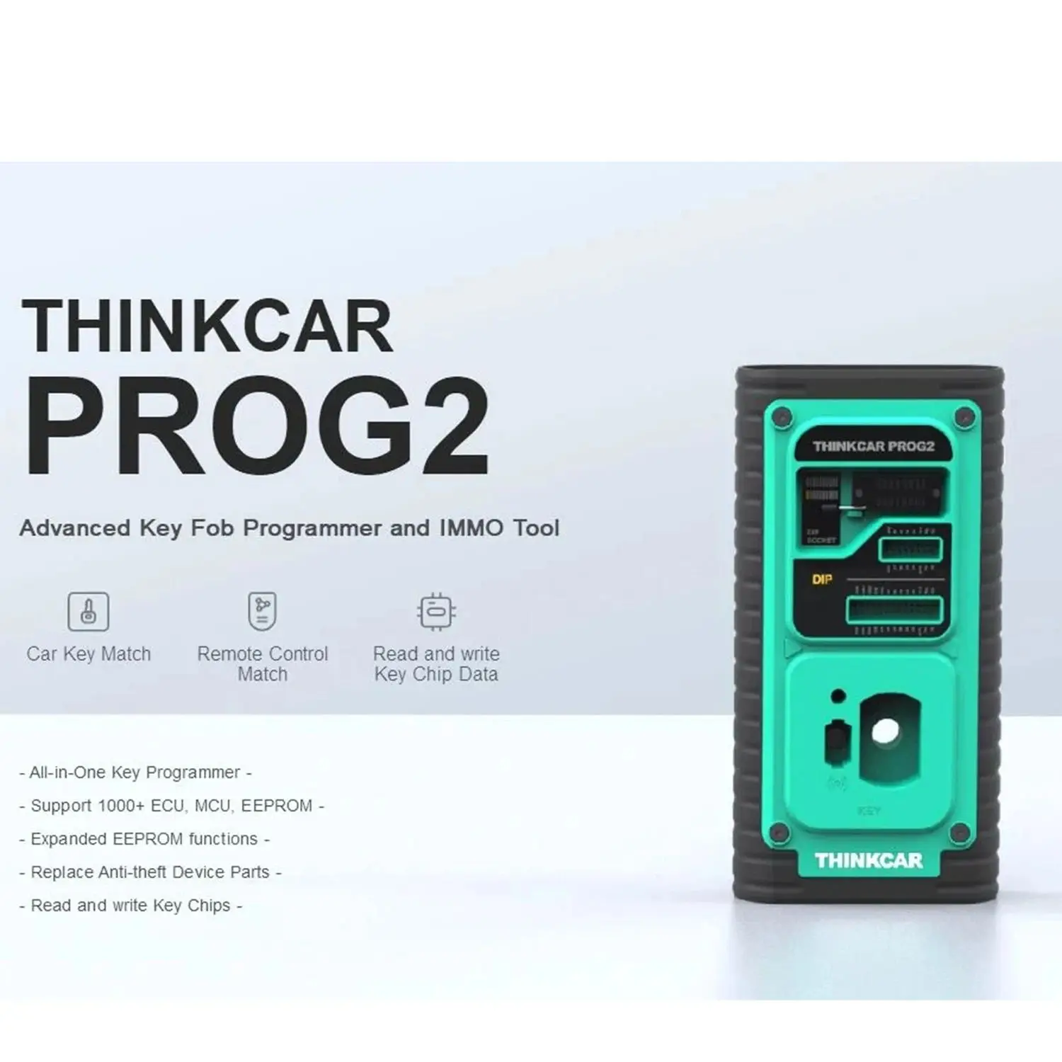 THINKCAR PROG2 PROG 2 Oranginal Immobilizer Match Car Advanced Key Fob Programmer IMMO Tool Auto Key Anti-theft for EEPROM MCU