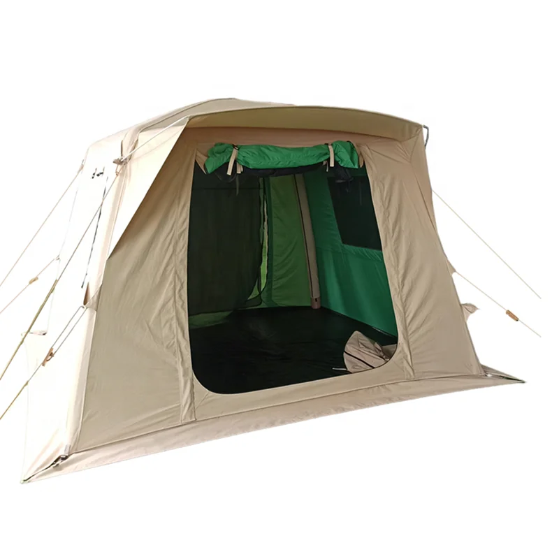 เต็นท์ลมทรงลูกบาศก์พกพาสำหรับต - Travel Outdoor Camping Youtube บทวิจารณ์และราคา