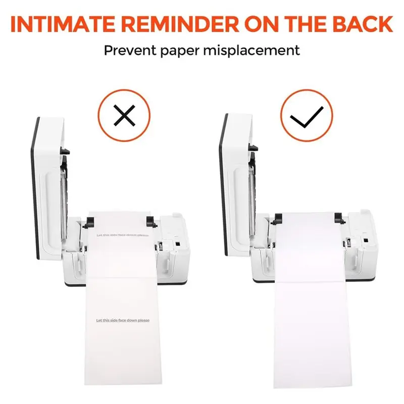Classic-Print Clear And Easy To See Compatible With Most Thermal Printers Thermal Direct Shipping Label