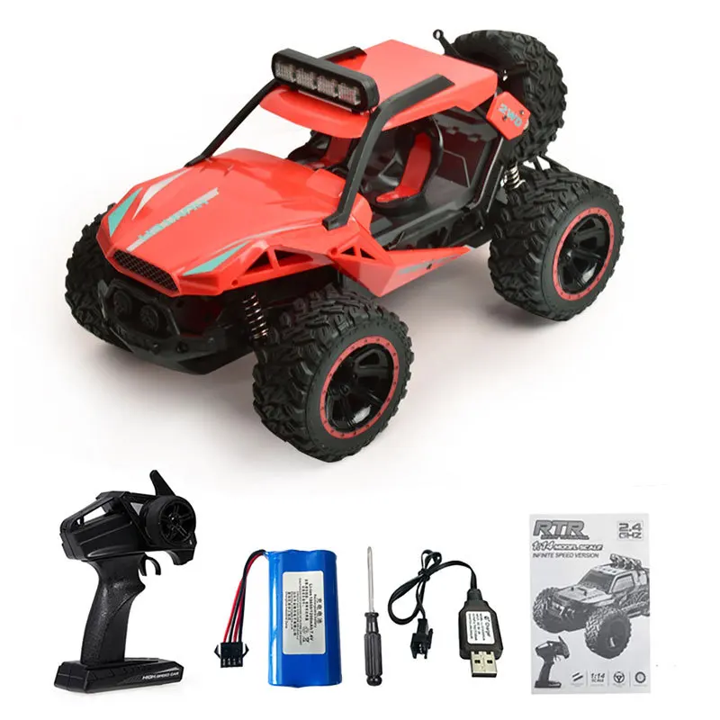 

KYAMRC 1:14 RC Car Electric Radio Remote Control Cars Buggy Off-Road Control Trucks With Led Lights Boys gift Toys for Children