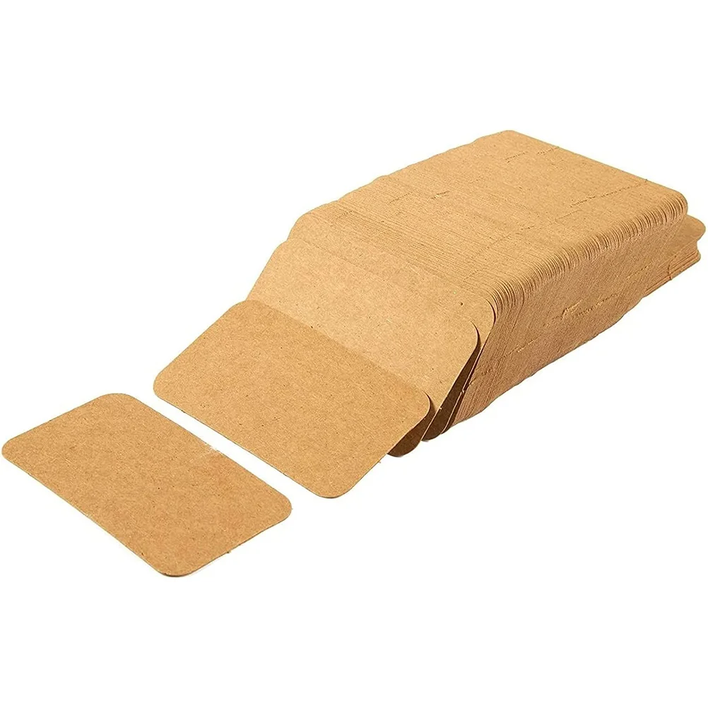 

300 Pcs Index Cards Portable Note Kraft Cardboard Flashcards for Studying Blanks Office