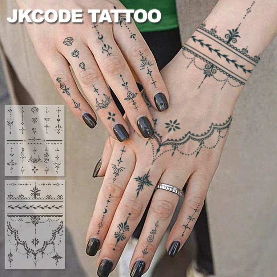 2-piece set for Ramadan in the Middle East, Y2K mini finger-style tattoo stickers, featuring sun, star, and crescent moon designs, personalized design, daily use, waterproof, long-lasting temporary tattoos, can last 7-14 days