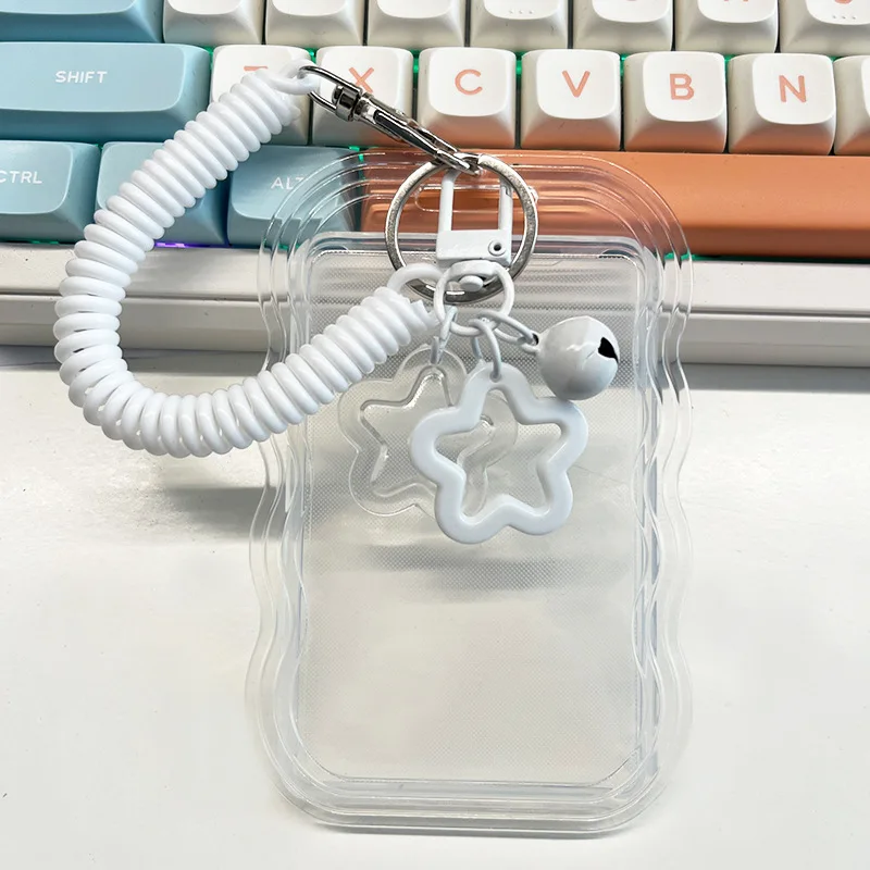 Bus Simple Transparent ins Card Cover Student Campus Meal Card Subway ID Card Star Chasing Protection Cover