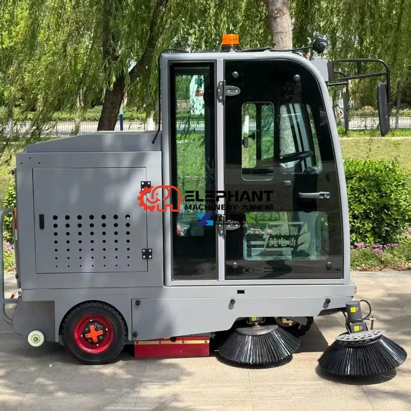 Sealed Enclosed Sweeper Carpet Cleaning Machine for Factory Workshop Dust Control and Daily Ground Cleaning Work