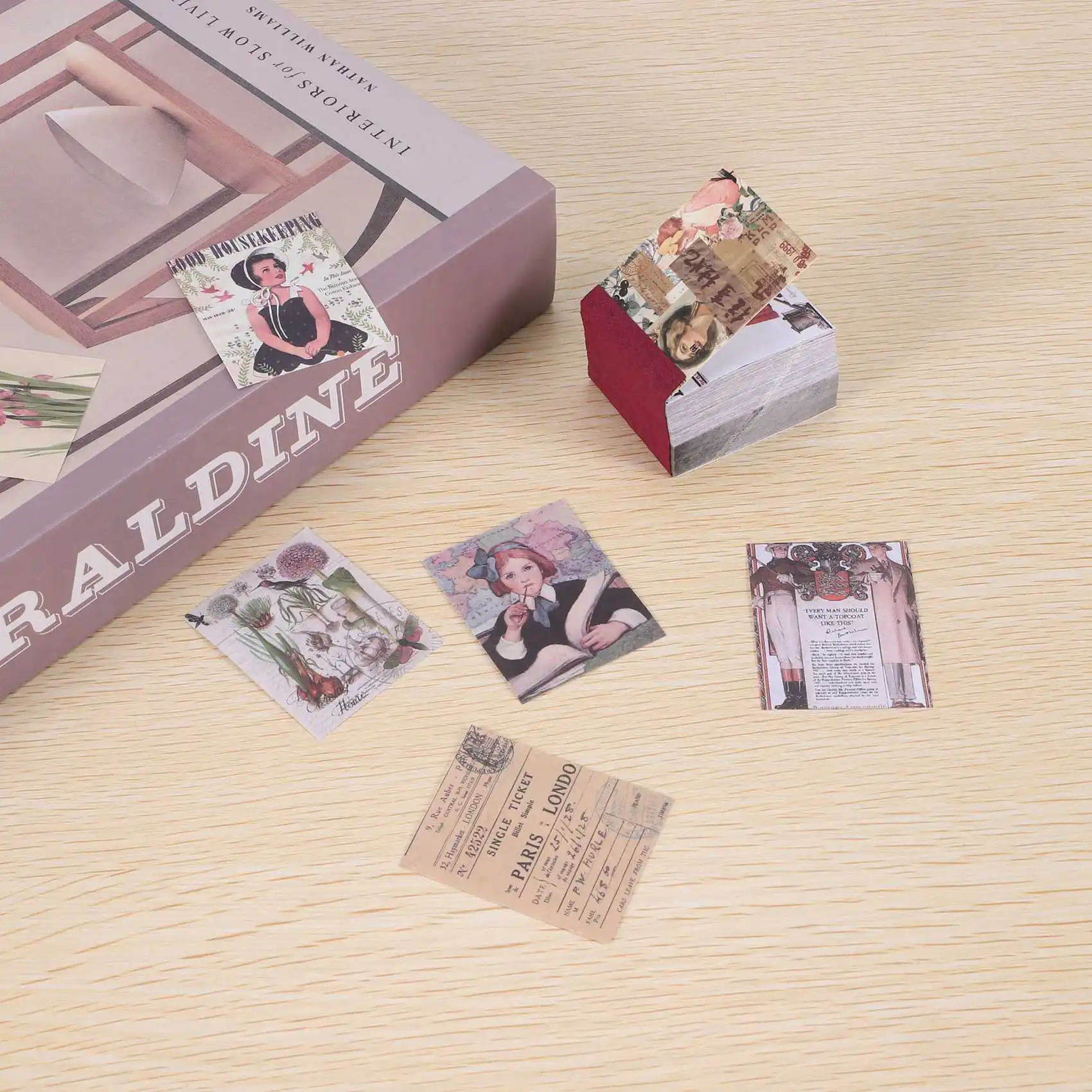 

Профессиональный 400 шт. мусорный журнал, винтажный материал «сделай сам», бумажные принадлежности для журналов, бумага для скрапбукинга, ретро декоративная поставка для журналов