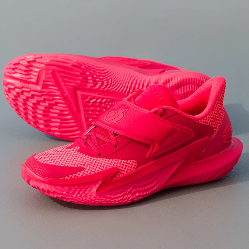 Under Armour Men's and Women's Basketball Shoes D Fox 2-Red Practical Training Breathable Sports Shoes 6000777-600