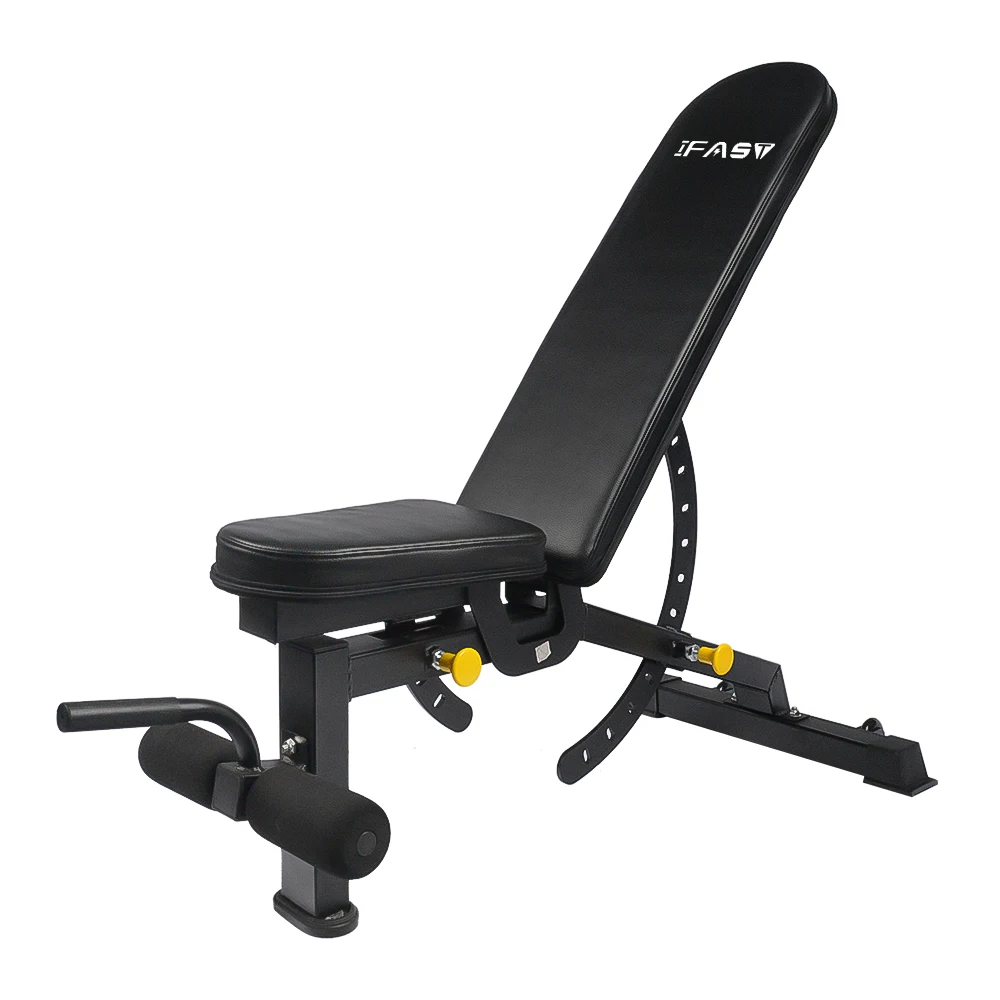 Banco de entrenamiento de fuerza ajustable, prensa para el hogar, entrenamiento de cuerpo completo, bancos de pesas plegables, gimnasio, mancuerna de Fitness multifuncional