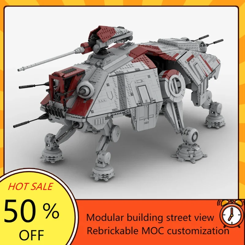 7839PCS Space Battle The Definitive Republic UCS-Scale AT-TE Star Movie Ultimate Collection Custom Puzzle Children birthday toy