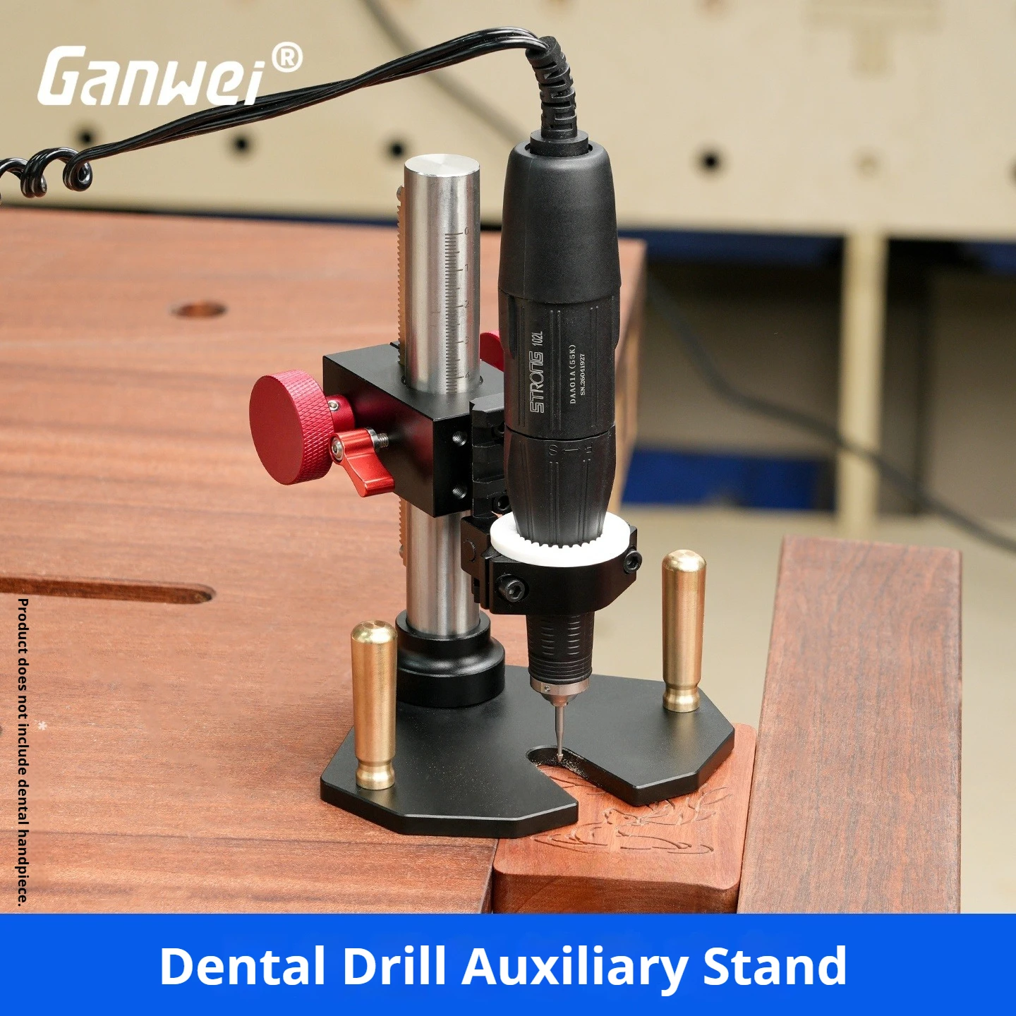Dental Machine Carving Auxiliary Bracket Silver Wire Inlay Grooving Handle Bracket Leveling and Bottom Cleaning Tool