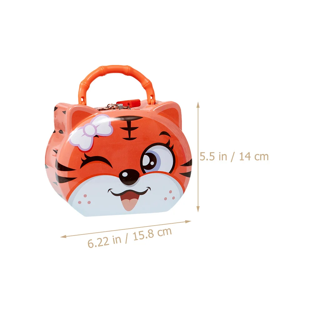 3Pcs Cartoon Tiger Sparschwein Schöne Geld Fall Dekorative Spardose Multi-Funktion Münze Lagerung Schlafzimmer Wohnzimmer geschenk