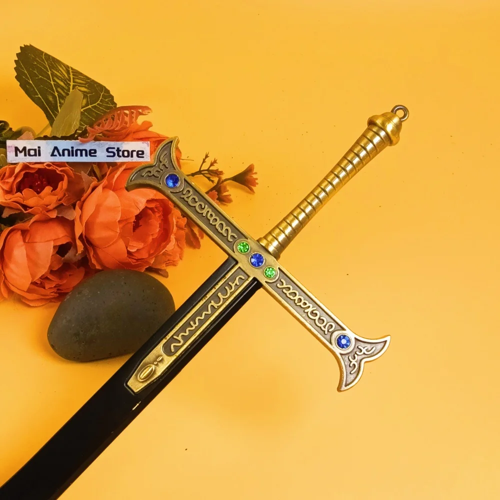 9インチ ドラキュール・ミホーク刀 実物大刀 金属製 オリジナル侍刀 鋼製 模造刀 ゾロ アニメ 忍者刀 非鋭利おもちゃ ギフト